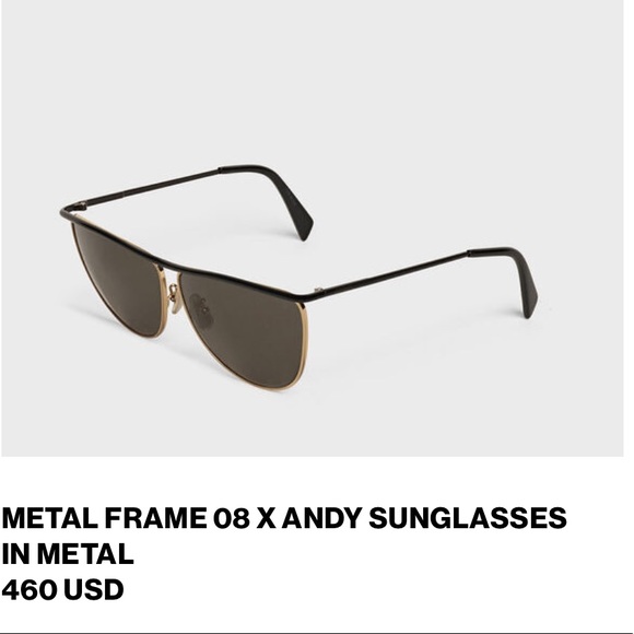 ✨ NWT CELINE FRAME 08 x ANDY SUNGLASSES ✨ - Picture 3 of 6